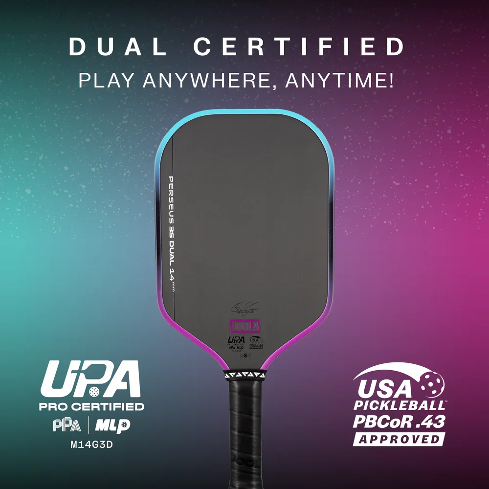 JOOLA Perseus 3S Dual 14mm Pickleball Paddle - Image 7