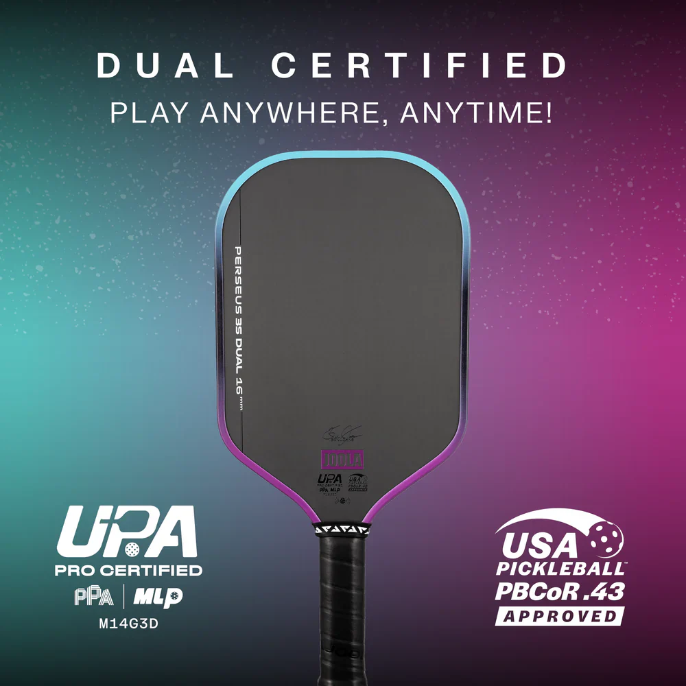 JOOLA Perseus 3S Dual 16mm Pickleball Paddle - Image 6