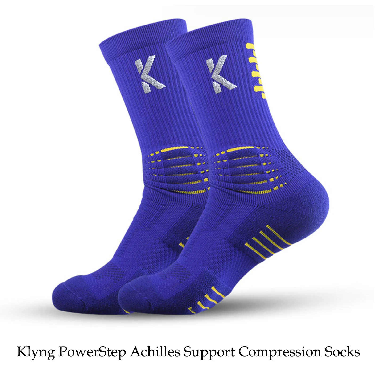KLYNG PowerStep Achilles Support Compression Socks (Unisex)(20X25) - Image 3